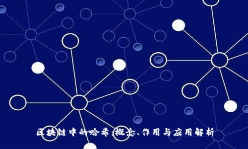 区块链中的哈希：概念、作用与应用解析